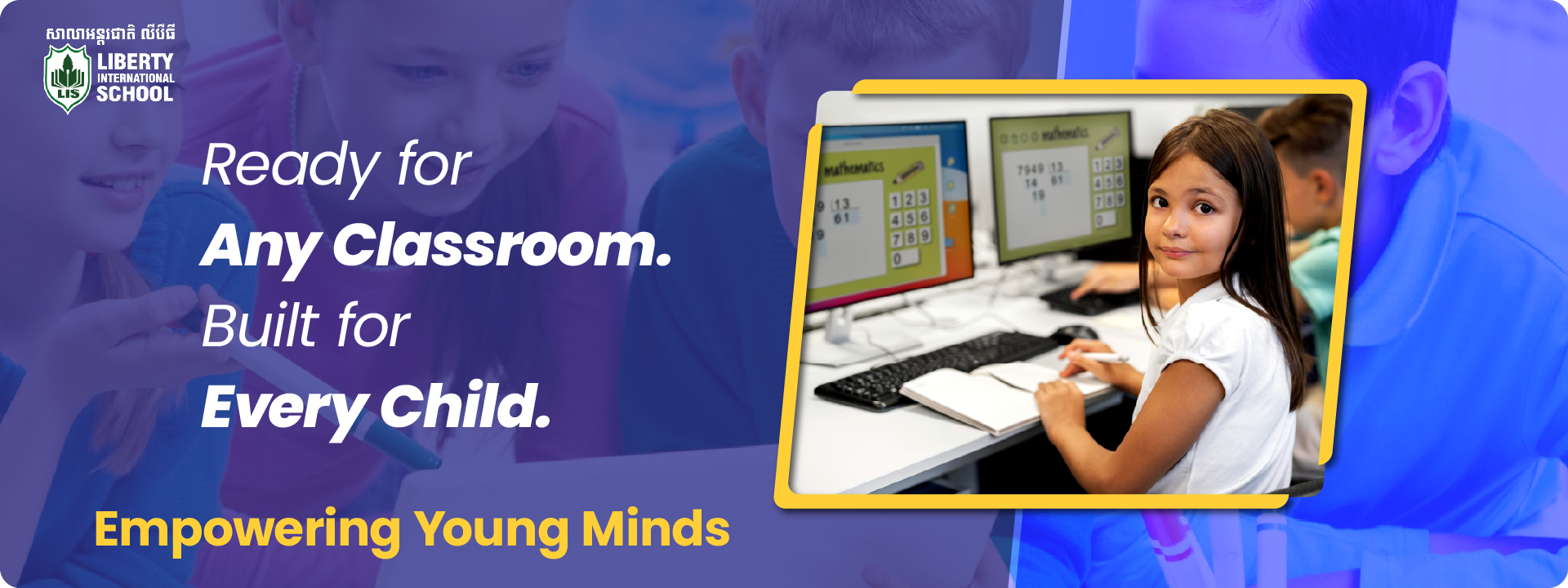 Liberty International School LMS.  Preschool through grade 6. 