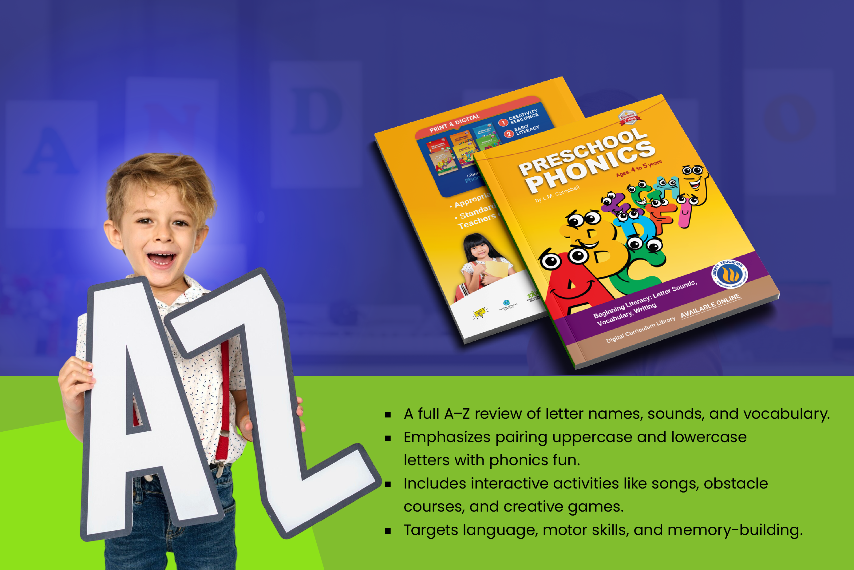 Liberty Education's international preschool curriculum, Preschool Math level.  